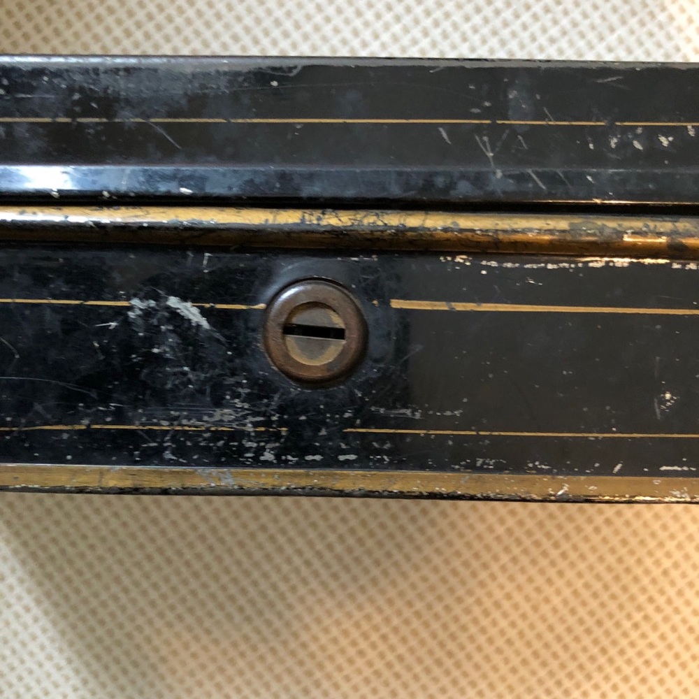 ANTIQUE METAL BOX